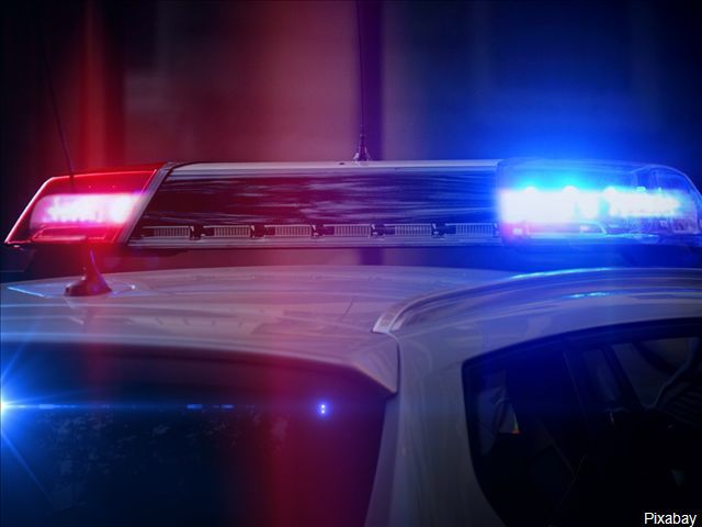 Police lights background